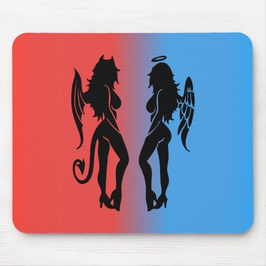 Tapis De Souris Ange diable (Devant)