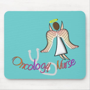Tapis De Souris Ange d'infirmière d'oncologie