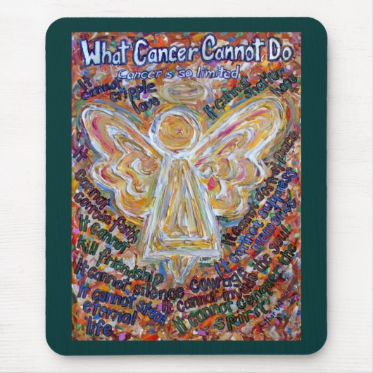 Tapis De Souris Ange du cancer du sud-ouest Mousepad (Devant)