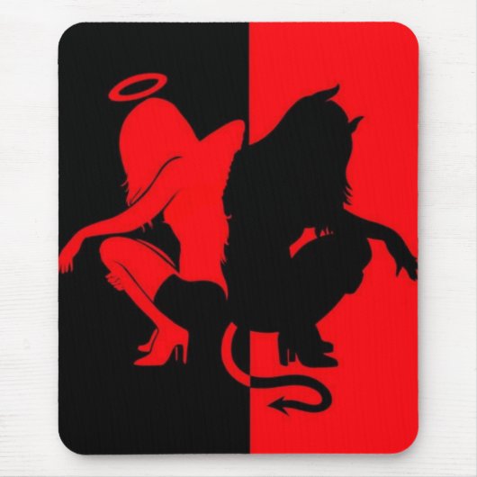 Tapis De Souris Ange et diable (Devant)