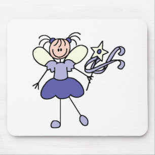 Tapis de souris Ange Fée en Violet