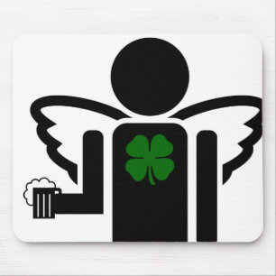 Tapis De Souris ange irlandais.
