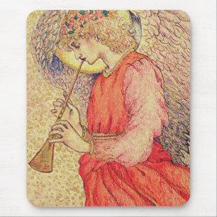 Tapis De Souris Ange jouant du flageolet