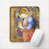 Tapis De Souris Ange jouant un flageolet Burne-Jones Mousepad (Avec souris)