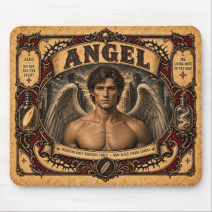 Tapis De Souris Ange, Monstre de Cirque Vintage