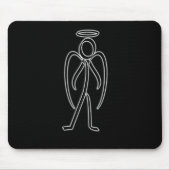 Tapis De Souris Ange - Stickman Mousepad (Devant)