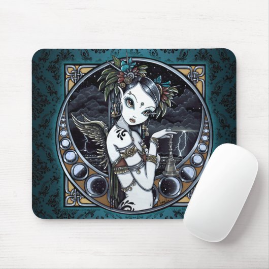 Tapis De Souris Ange tribal Mousepad de danseur de fusion de (Avec souris)