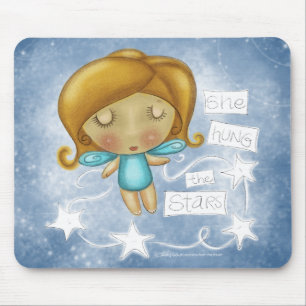 Tapis De Souris Angel accroche les étoiles