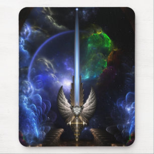 Tapis De Souris Angel Aile Épée D'Arkledious Sp Fractal Art
