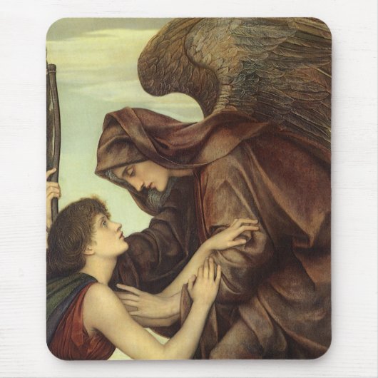 Tapis De Souris Angel de la mort par Evelyn De Morgan (Devant)