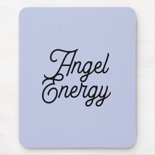 Tapis De Souris Angel Energy Cute Office Plutôt bleu esthétique (Devant)