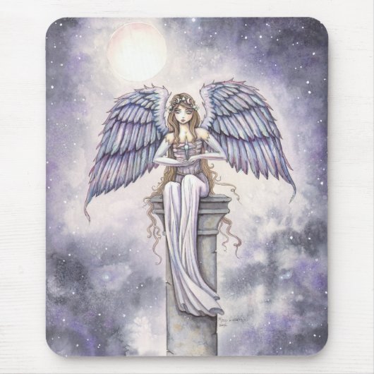 Tapis De Souris Angel Imaginaire Art par Molly Harrison (Devant)