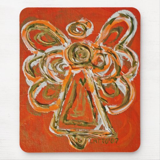 Tapis De Souris Angel Mousepad, Gardien Orange (Devant)