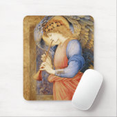 Tapis De Souris Angel Playing a Flageolet (par Edward Burne-Jones) (Avec souris)
