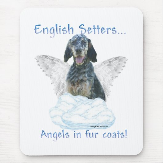 Tapis De Souris Angel Setter anglais (Devant)
