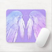 Tapis De Souris ANGEL WINGS Fairy Purple Monogramme (Avec souris)