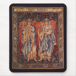 Tapis De Souris Angeli Laudantes par Sir Edward Coley Burne Jones