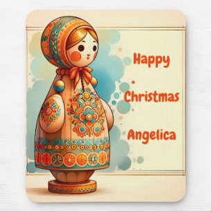 Tapis De Souris ANGELICA ~ Joyeux Noël ~ Mignonne! ~ Mousepad