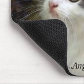 Tapis De Souris Anges avec des favoris (chaton) Mousepad (Coin)