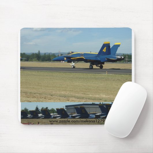 Tapis De Souris Anges bleus Mousepad (Avec souris)