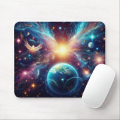 Tapis De Souris Anges célestes sur un Mousepad (Avec souris)