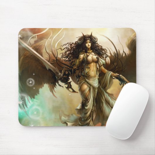 Tapis De Souris Anges foncés d'Azmodeus, Mousepad (Avec souris)