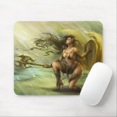Tapis De Souris Anges foncés "Gabrielle" d'Azmodeus, Mousepad (Avec souris)