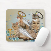 Tapis De Souris Anges parfaits Mousepad du Bengale (Avec souris)