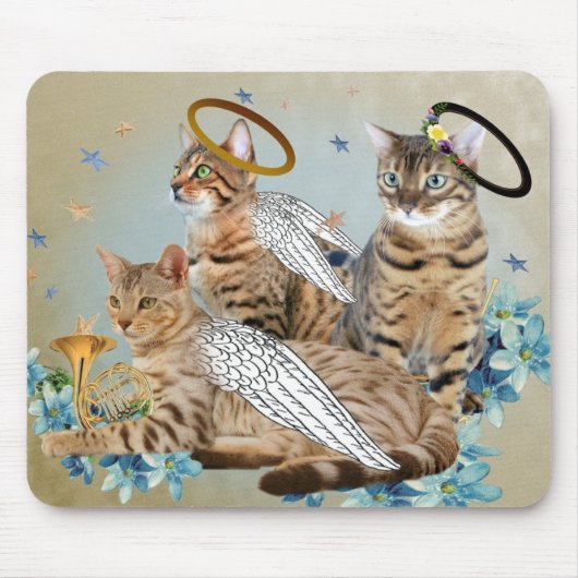 Tapis De Souris Anges parfaits Mousepad du Bengale (Devant)