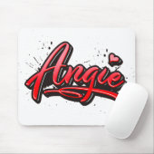 Tapis De Souris Angie Heart Splash Mousepad (Avec souris)