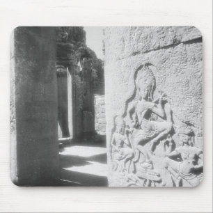 Tapis De Souris Angkor Cambodge, sculpture Apsara du Bayon 2