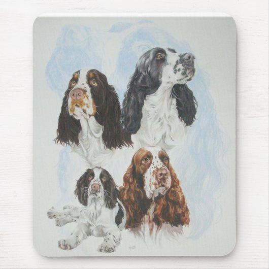 Tapis De Souris Anglais Springer Spaniel (Devant)