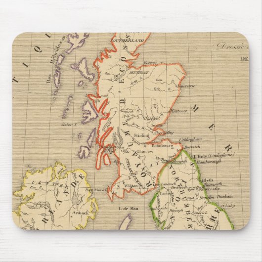 Tapis De Souris Angleterre, Ecosse et Irlande en 900 (Devant)