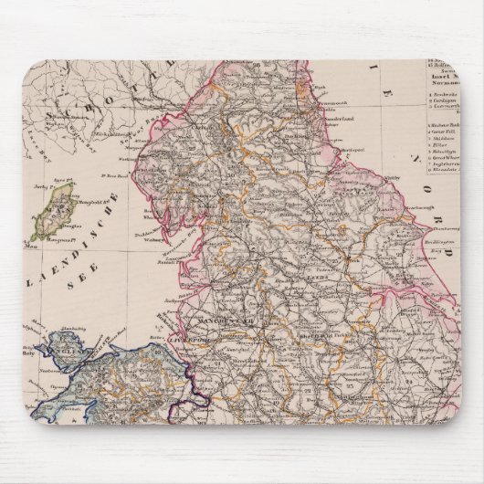 Tapis De Souris Angleterre, Pays de Galles (Devant)