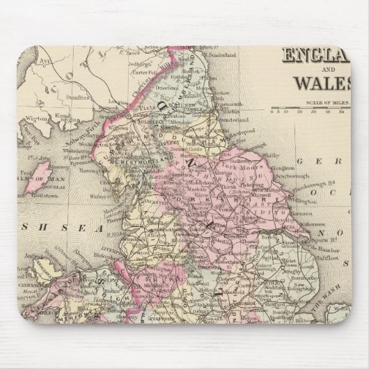Tapis De Souris Angleterre, Pays de Galles 5 (Devant)