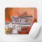 TAPIS DE SOURIS ANGLETERRE VICTORIENNE (Avec souris)