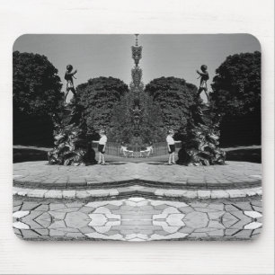 Tapis De Souris Angleterre vintage Londres statue de Peter Pan Ken