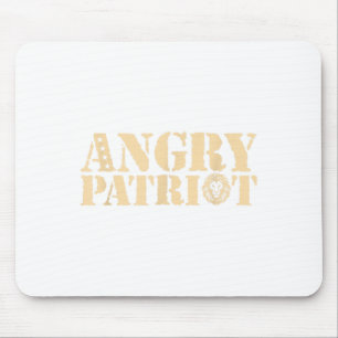 Tapis De Souris Angry Patriot Américain Drapeau Us Patriot Design 