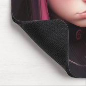 Tapis De Souris Angry Punk Rocker Girl (Coin)