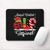 Tapis De Souris Animal Control Elf Squad Christmas Officer Matchin (Avec souris)