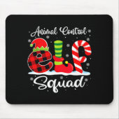 Tapis De Souris Animal Control Elf Squad Christmas Officer Matchin (Devant)