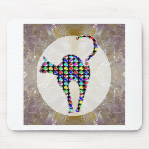 Tapis De Souris Animal familier peint de chaton de chats d'animaux