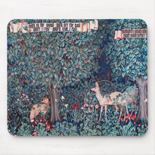 Tapis De Souris Animals dans The Forest, William Morris (Devant)