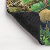 Tapis De Souris Animals living together throw pillow (Coin)