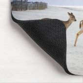 Tapis De Souris Animaux de bébés cutest | Cerfs sur la plage (Coin)