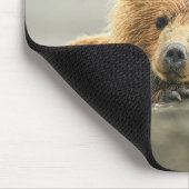 Tapis De Souris Animaux de bébés cutest | Cub d'ours Brown côtier (Coin)