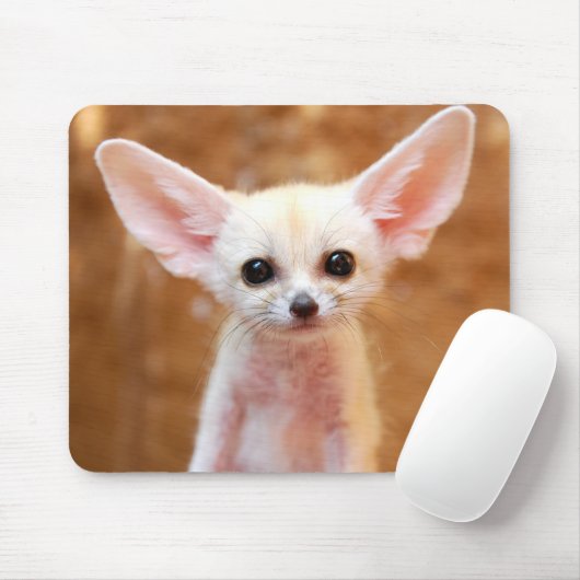 Tapis De Souris Animaux de bébés cutest | Fennec Fox (Avec souris)