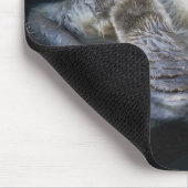Tapis De Souris Animaux de bébés cutest | Flottant de Loutres de m (Coin)