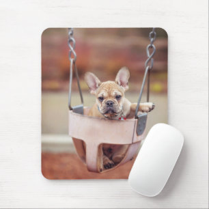 Tapis De Souris Animaux de bébés cutest   French Bulldog Playgroun