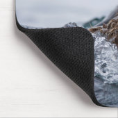 Tapis De Souris Animaux de bébés cutest | Otter Baby & Mère (Coin)